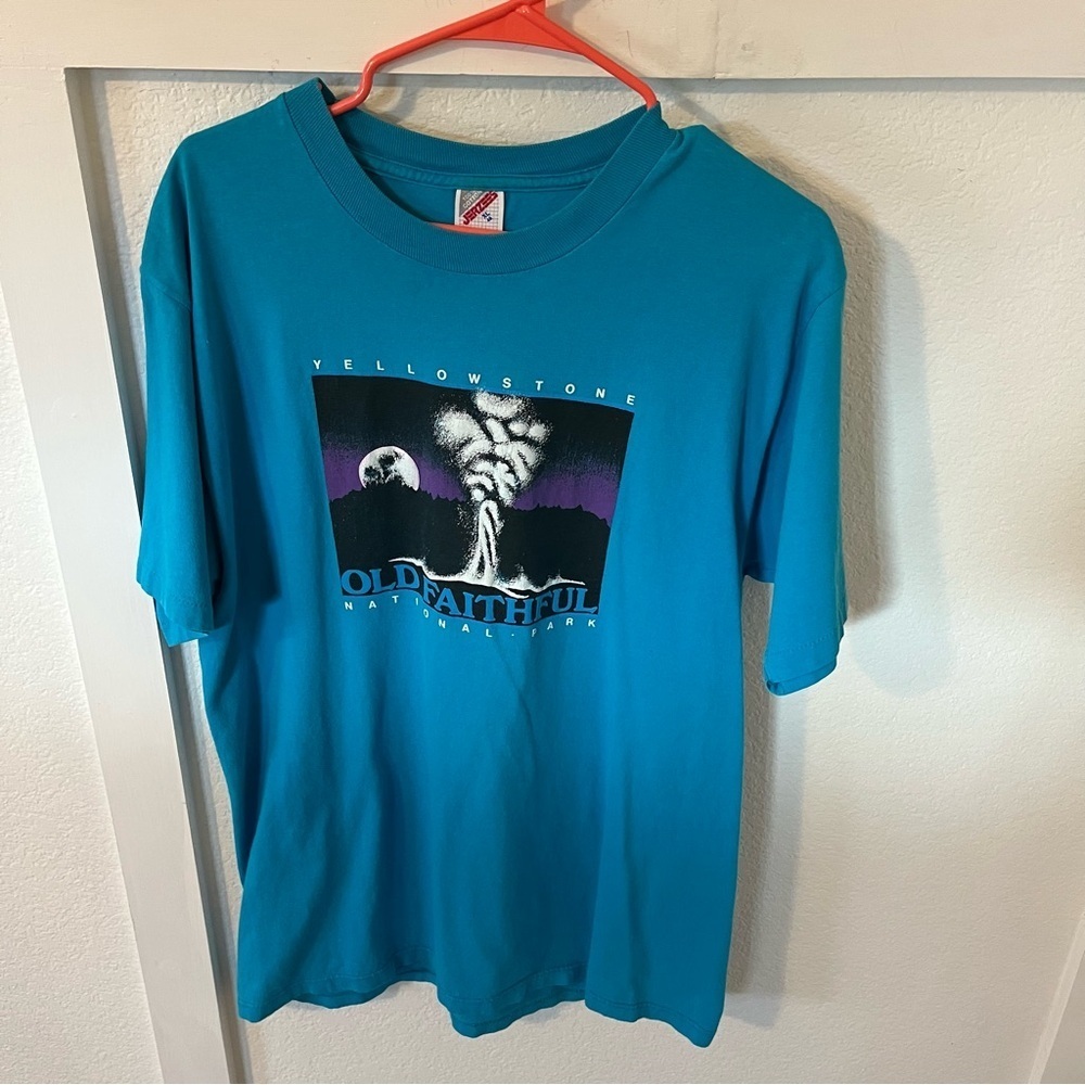 Vintage Jerzees Men’s XL Old Faithful Yellowstone Single Stitch T-shirt